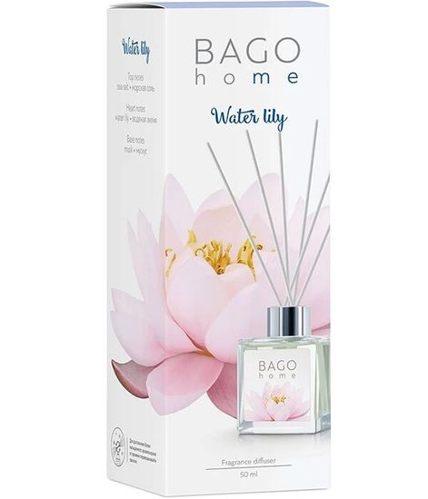 Водяная лилия, ароматический диффузор, Bago home