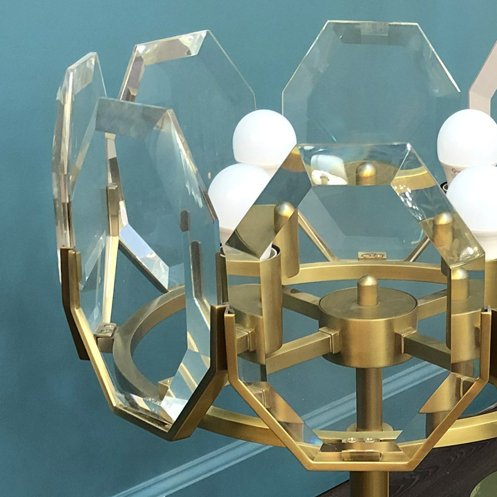 Настольная лампа Cloyd ARDEC T4 / выс. 58 см - латунь (арт.30054)