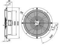 Вентилятор осевой W4E330-CP18-31