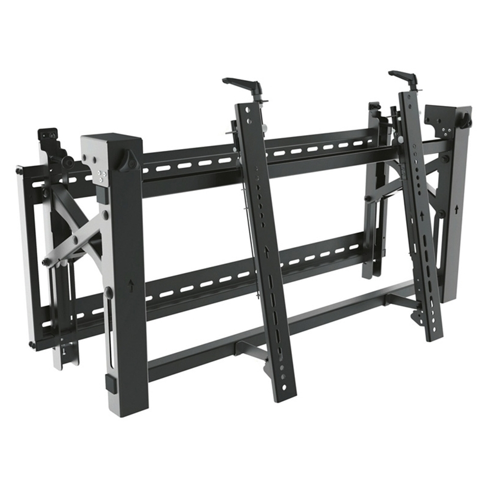 ErgoFount BWM-03-46T Модульное настенное выдвижное крепление для видеостен из дисплеев диагональю 45–70'' (push in – pop out), черное