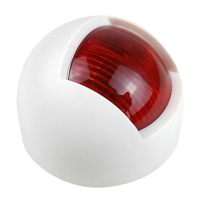 Огонь бортовой красный, 12В, 5 Вт, белый корпус (10269228)