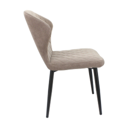 Стул "Монро" (арт. 338), велюр Бренди В05 латте, ножки черные