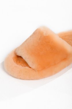 меховые тапочки из овчины