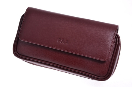 Сумка трубочная P&A на 2 трубки Коричневая, 416