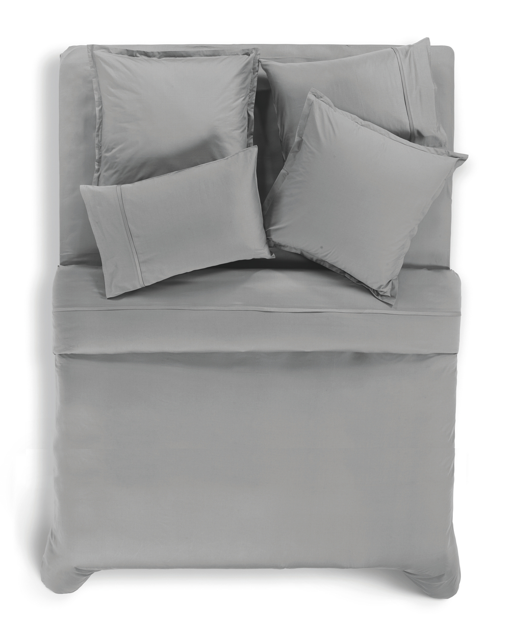 Простыня на резинке 180х200х45 Hamam Muse темно-серая