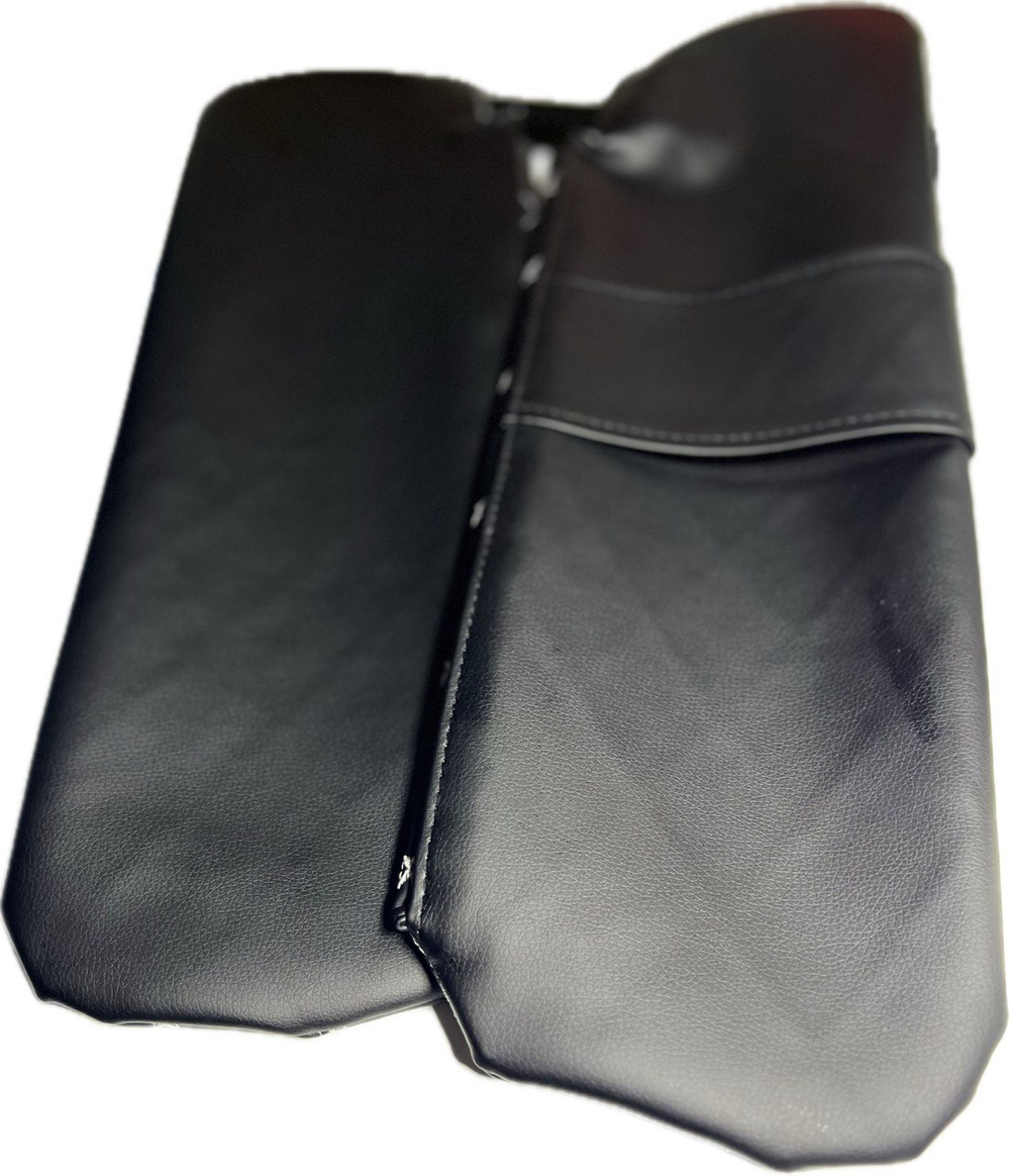 Чехлы на козырьки Газель Бизнес, Соболь, Валдай (белая нить Бабочка)