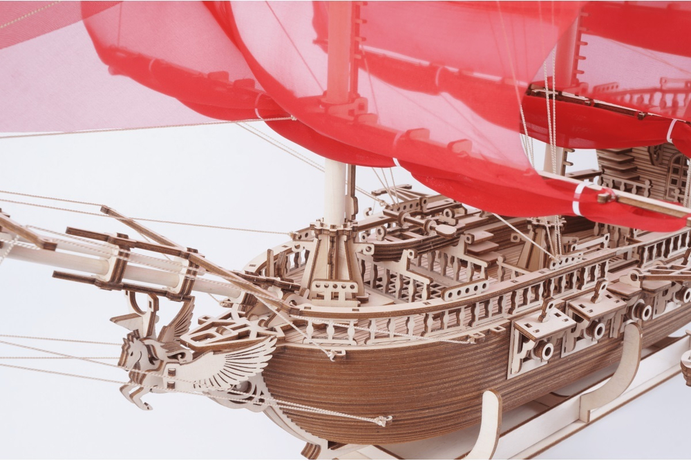 Сборная модель из дерева Lemmo Корабль Пегас