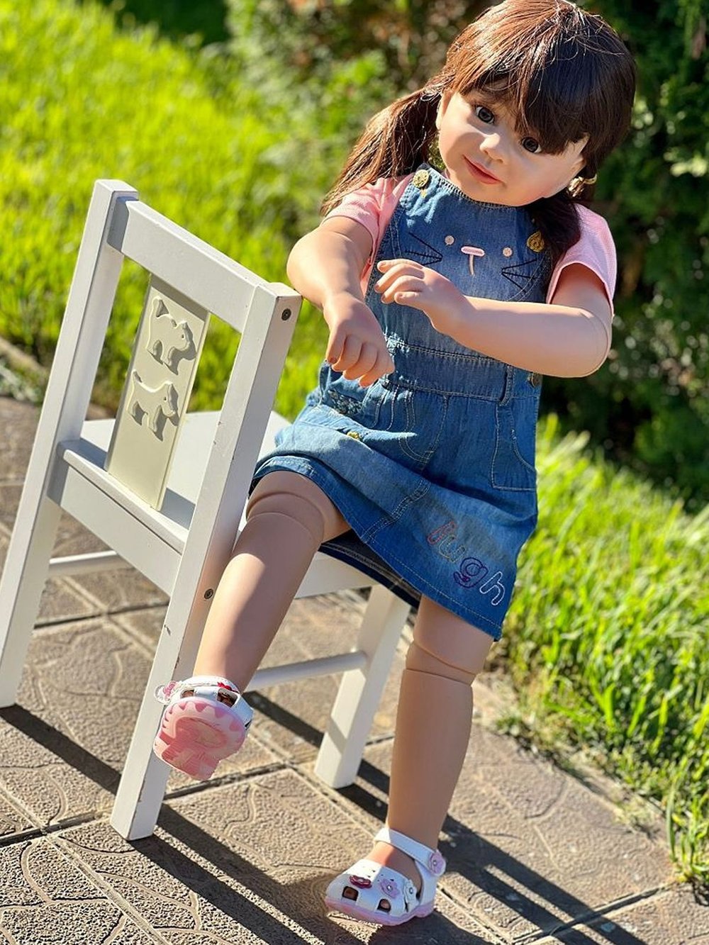 Кукла Реборн ростовая 85см в пакете (FA-257A)