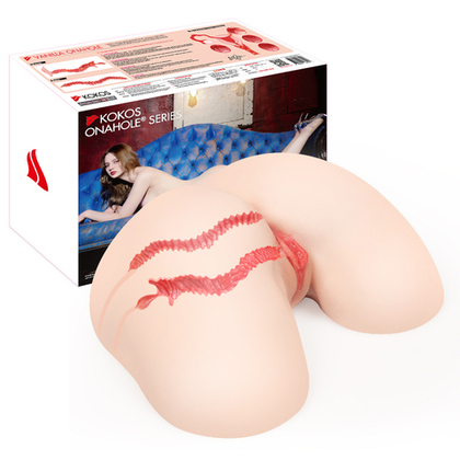 Kokos Vanilla Onahole Real Vagina - Мастурбатор полуторс с двойным слоем материала
