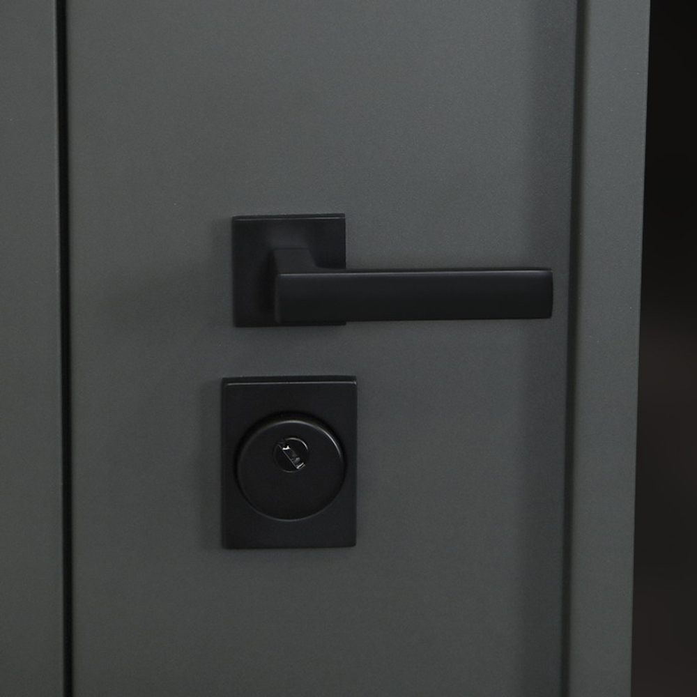 Стальная дверь "Барс" с окном (терморазрыв 3к). Заказная модель.