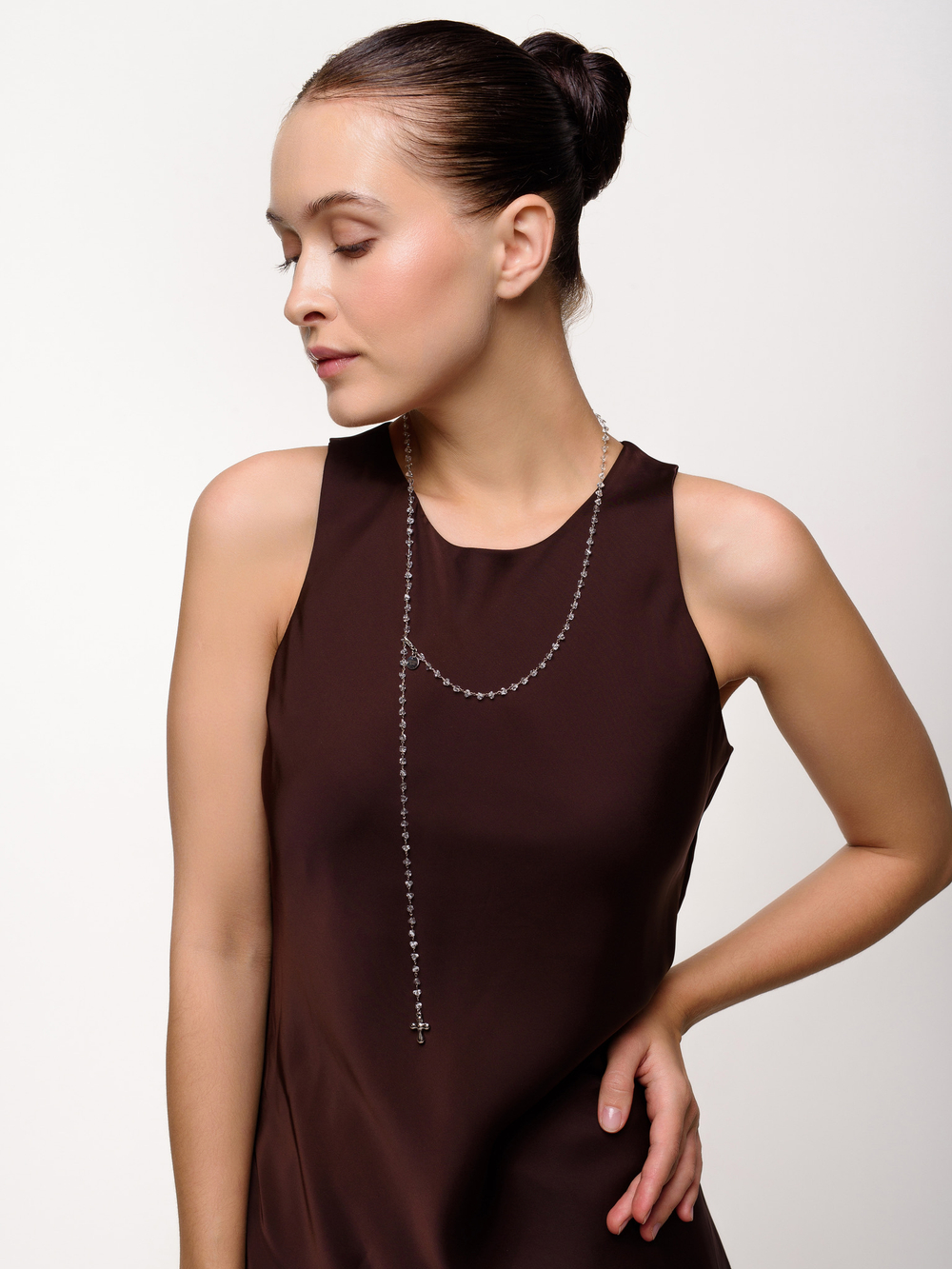 Сотуар "Points White" Cross Silver