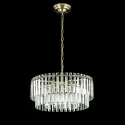 Citilux Фонда CL303193 Люстра хрустальная подвесная Бронза