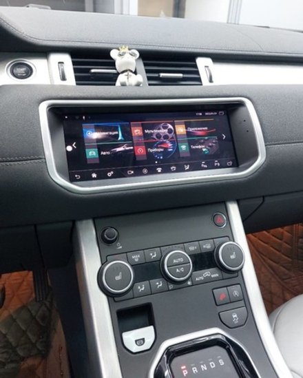 Магнитола Range Rover Evoque 2011-2018 (штатный экран 5") - Radiola RDL-1665 монитор 10.25" на Android 10, 8Гб+128Гб, CarPlay, 4G SIM-слот