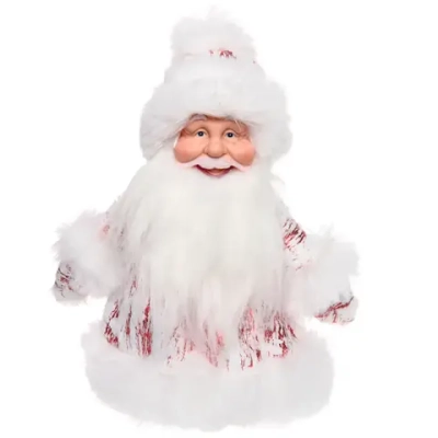 Дед Мороз для подарков и конфет «Яркий наряд» 25 см (красная шубка)