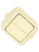 Выключатель 2-кл с подсветкой MAKEL 45123