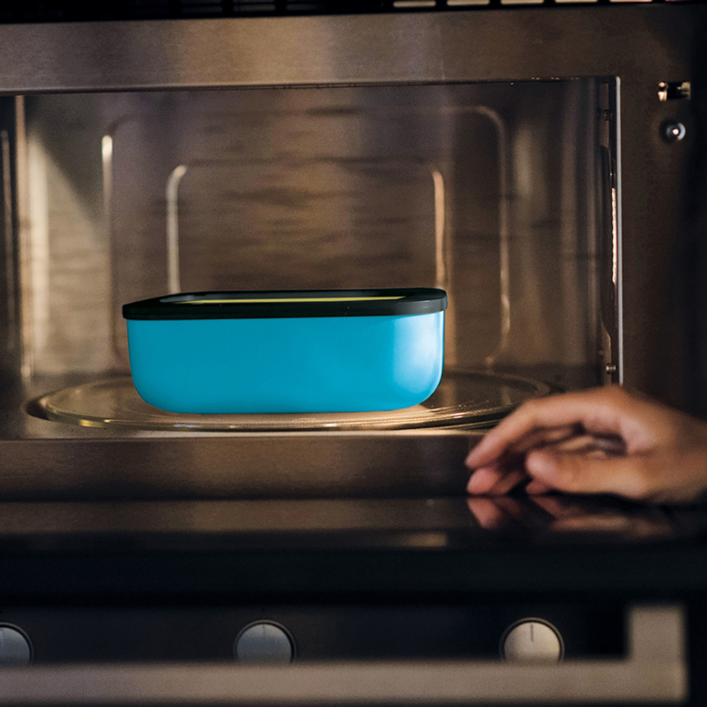 Ланч-бокc on the go, 900 мл, желтый-синий