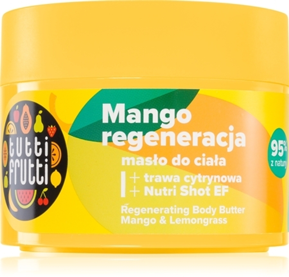 Farmona Tutti Frutti Mango & Lemongrass - увлажняющее масло для тела / 200 мл