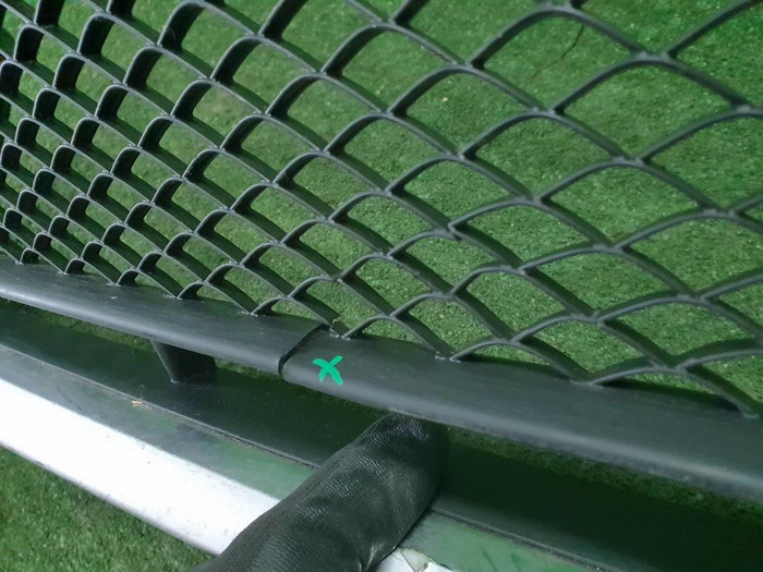 Решетка переднего бампера Mercedes GLC X253 (2015-2019) AMG