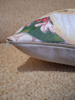 Декоративный гобеленовый чехол для интерьерной подушки Лилии 47х47