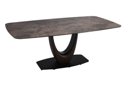 Стол обеденный Ist Casa Римини, 200х110х76 см, коричневая керамика