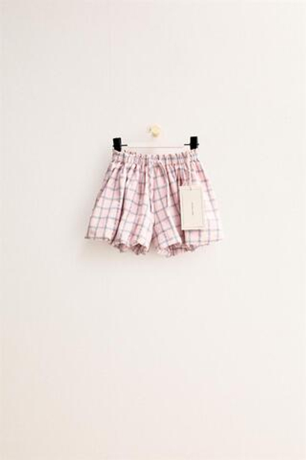 ZARA TIMELESS - ШОРТЫ-БЕРМУДЫ В КЛЕТКУ, РОЗОВЫЙ