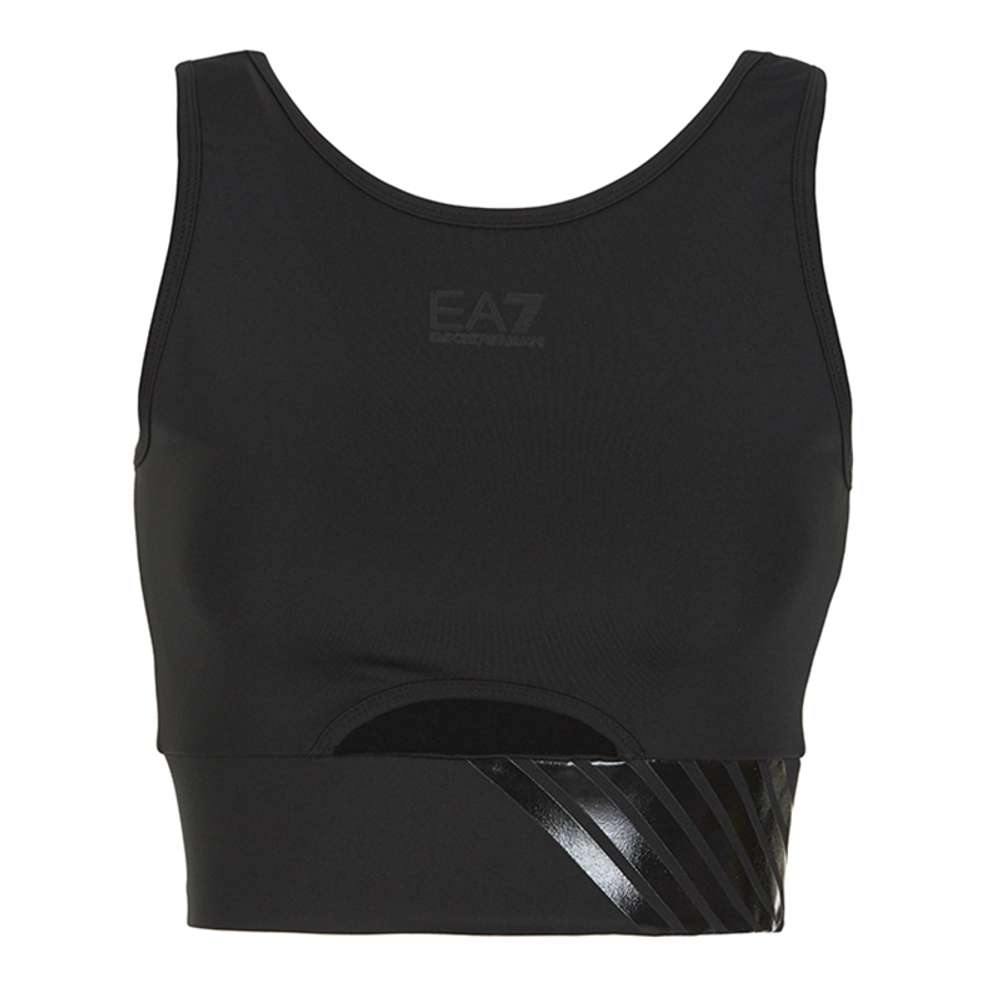 ТОП теннисный EA7 Woman Jersey Sport Bra - black