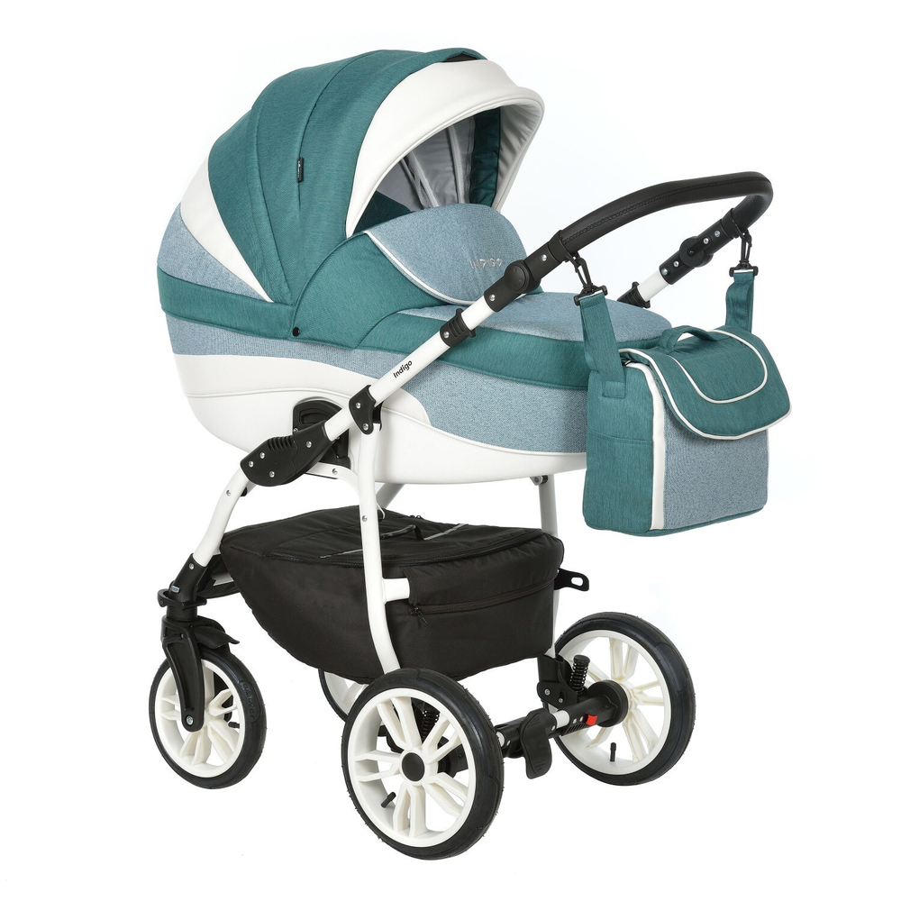 Коляска 3в1 INDIGO F in 08 (малахит)