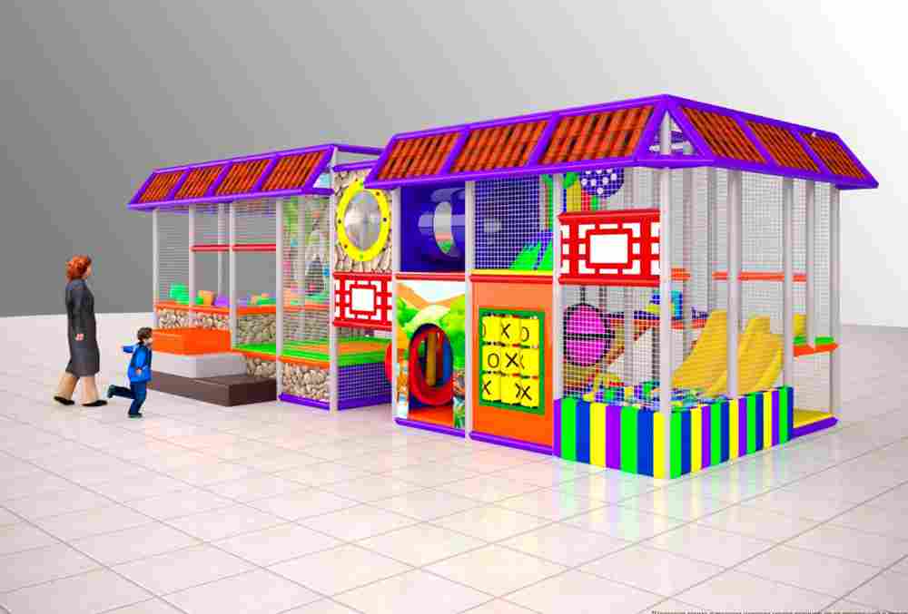 Детский игровой лабиринт «Смешные повороты»