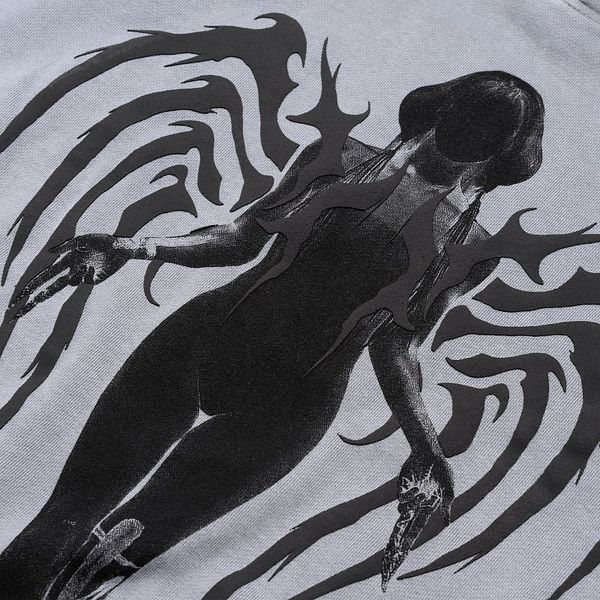 Худи «Grime» Garment-Dyed Distressed Hoodie - фото 4