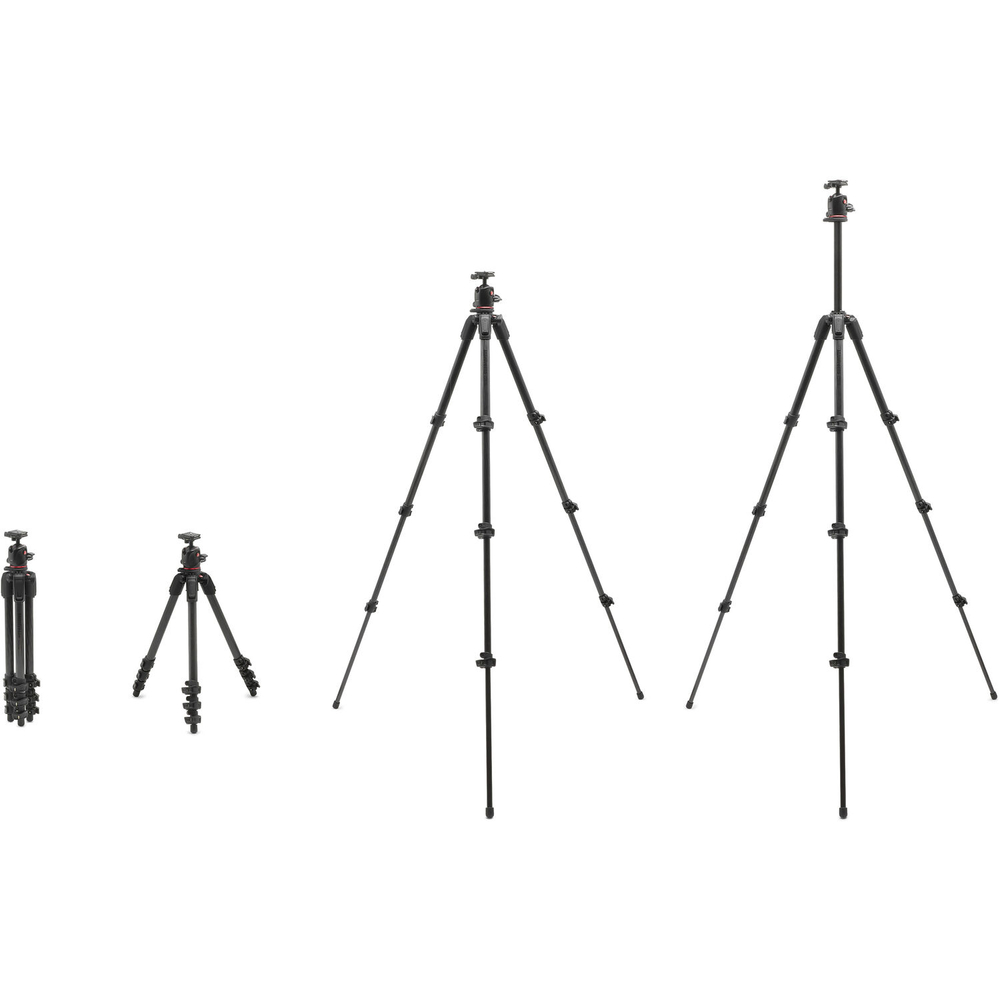 Штатив с головкой Manfrotto MK055CXPRO4-Q6T AS carbon tripod kit