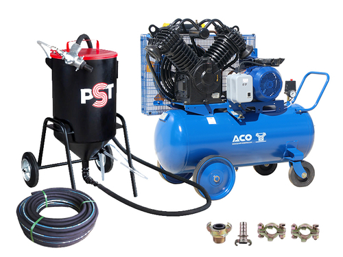 Пескоструй мобильный с компрессором | комплект "Выездной"