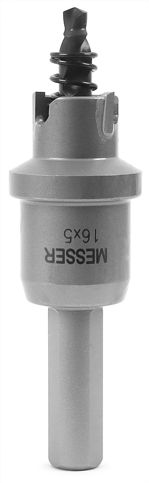 ТСТ коронка MESSER 16X5 с центрирующим сверлом и толкающей пружиной