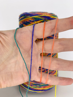 Мозаика Italy Stock- 75% шерсть, 25% п/а; 330м/100гр., мультиколор оранжевый