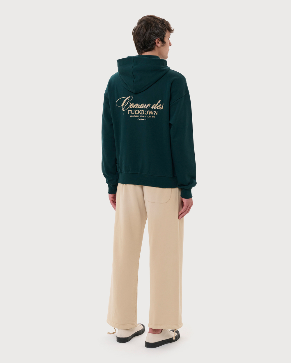 COMME DES FUCKDOWN ХУДИ ЗЕЛЕНАЯ