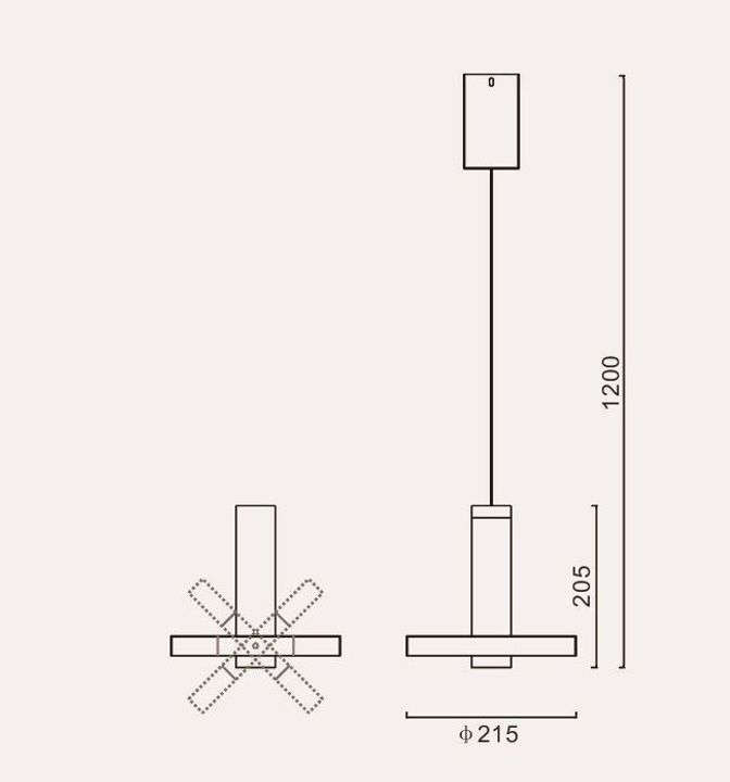 Подвесной светодиодный светильник Romatti Cullinan Capellu PD11135Q