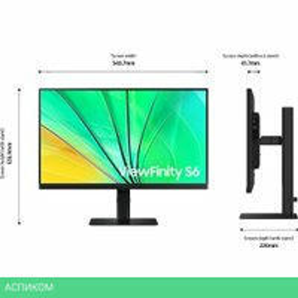 Монитор Samsung ViewFinity S6 LS24D600EAUXEN
