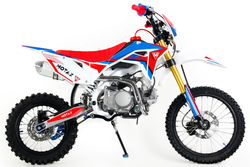Питбайк MOTAX MX 125 (17/14) белый-белый-красный