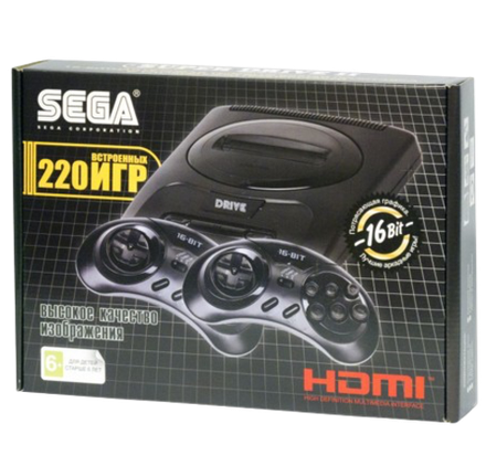 Игровая приставка Sega Super Drive 2 Classic HDMI (220 встроенных игр)