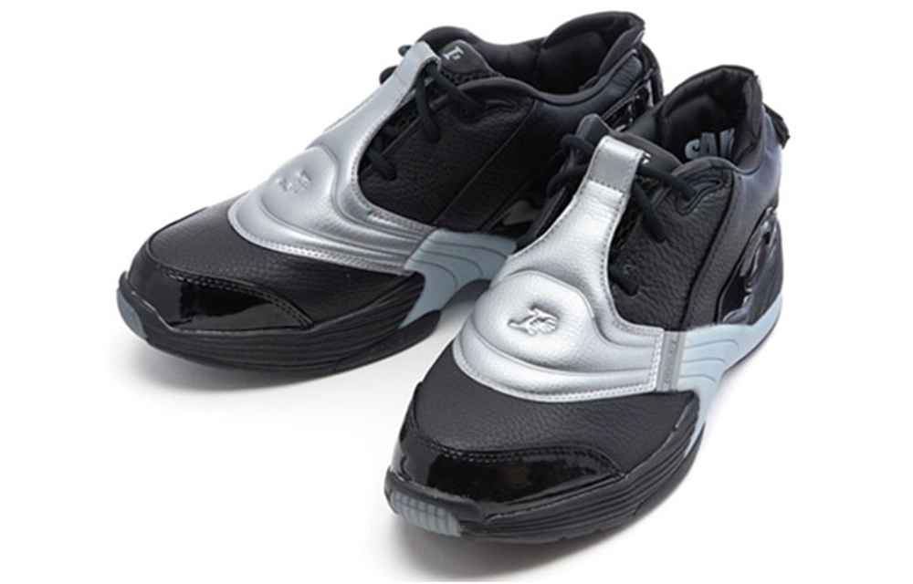 Reebok Answer V Answer Iverson non-slip lightweight low-cut retro basketball shoes men's black silver