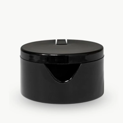 Крышка 24 флип-флоп Черная гладкая