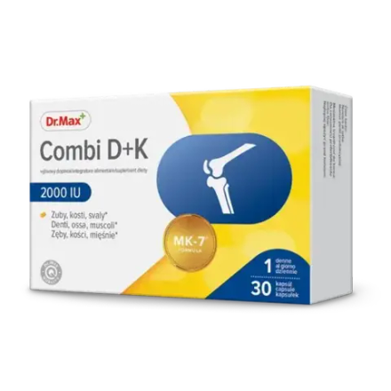 Комби Д+К Доктор Макс - 30 капсул