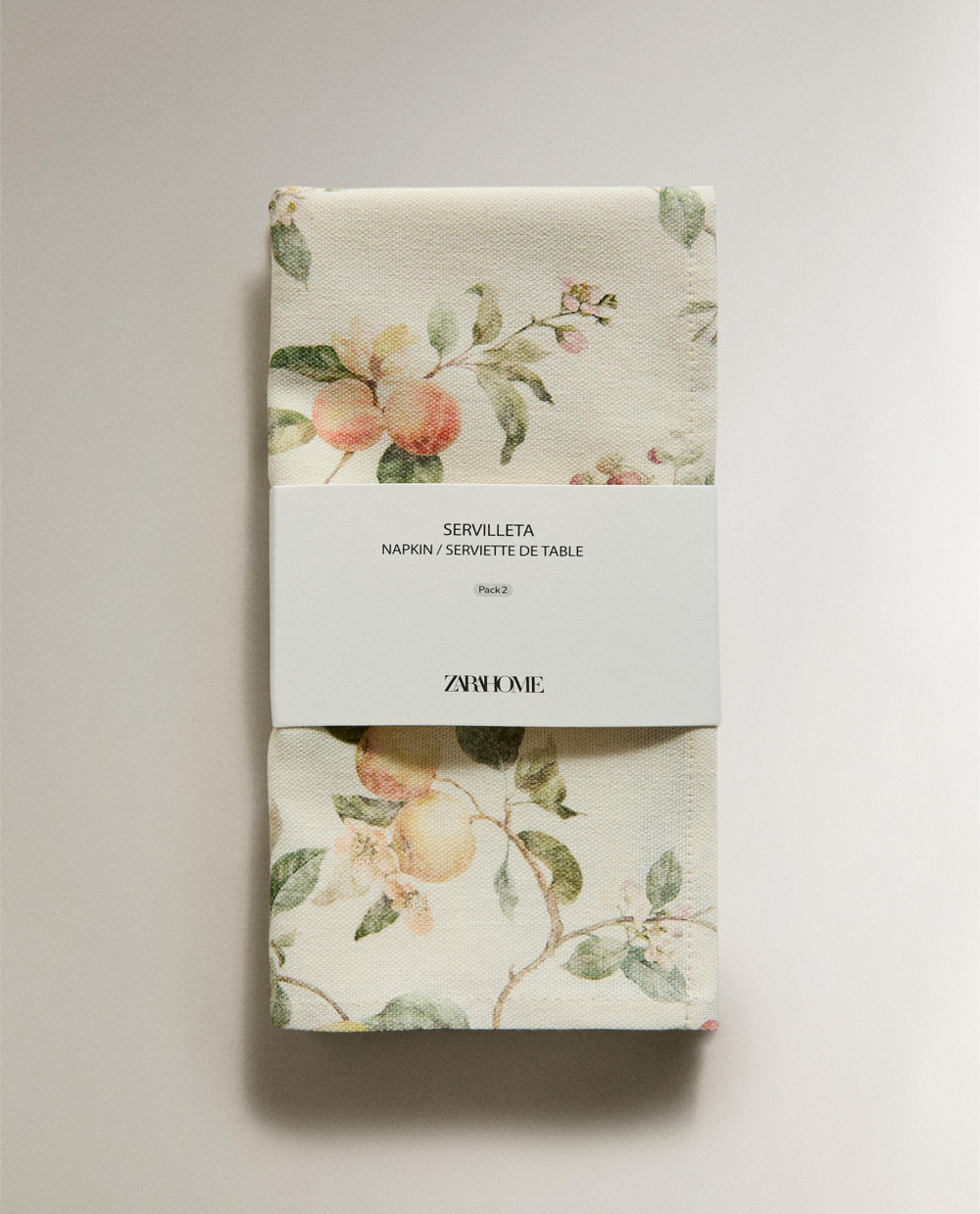 Zara Home столовая салфетка из хлопка, 45 45 см (комплект 2 шт.) · 4212/022