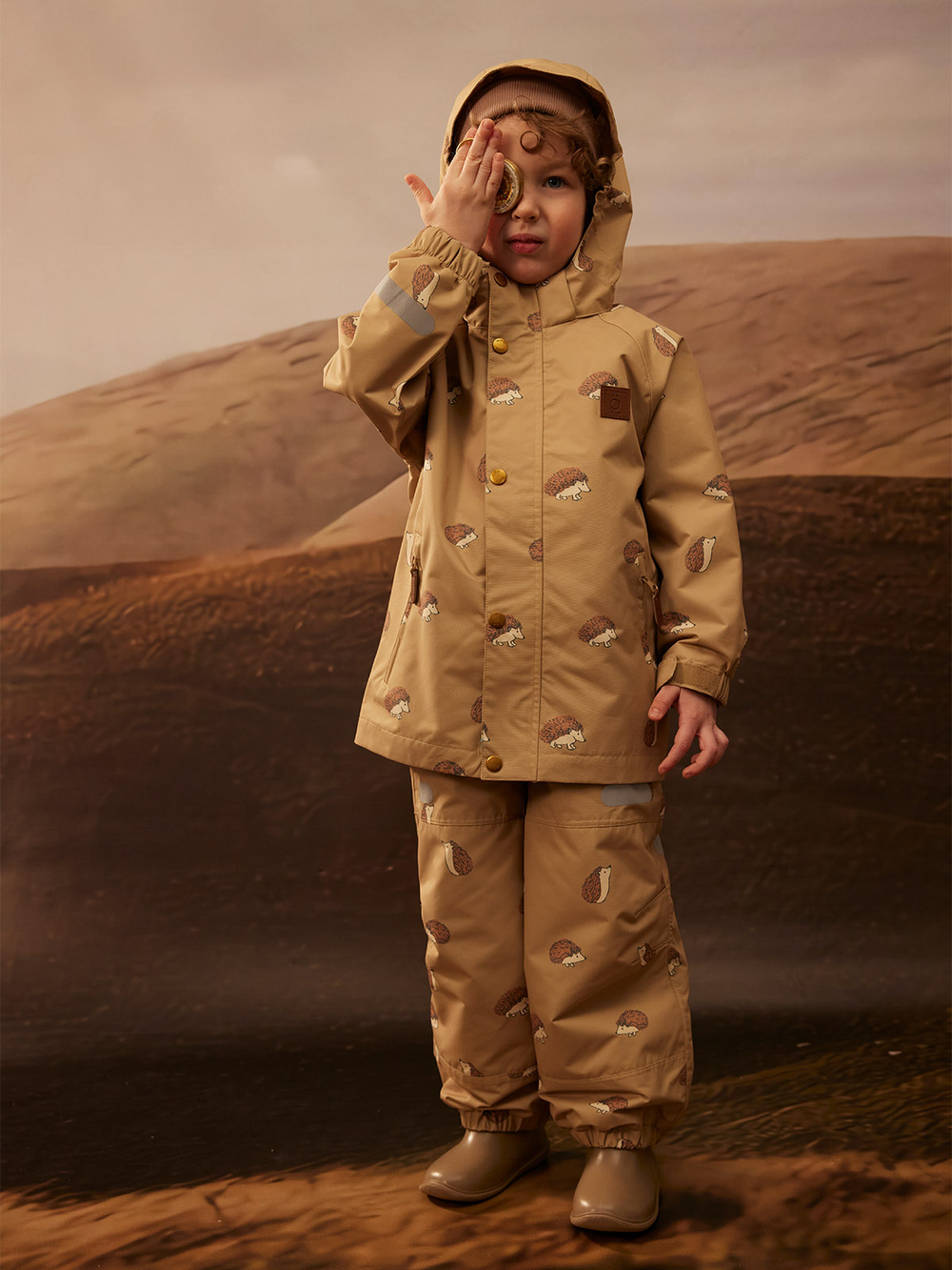 ПРЕДЗАКАЗ Брюки непромокаемые демисезонные Mjölk Hedgehogs