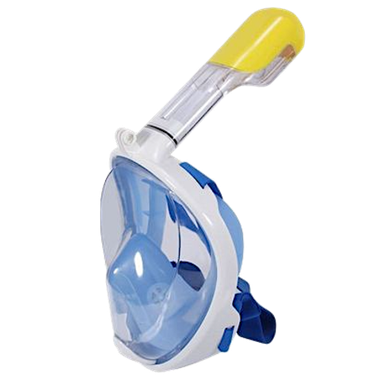 Маска на все лицо с трубкой для дайвинга и креплением для GoPro L/XL (Полнолицевая) цвет Ассорти M2068G