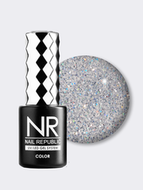 421 Гель-лак Nail Republic 10 мл Мерцающий иней ликвид