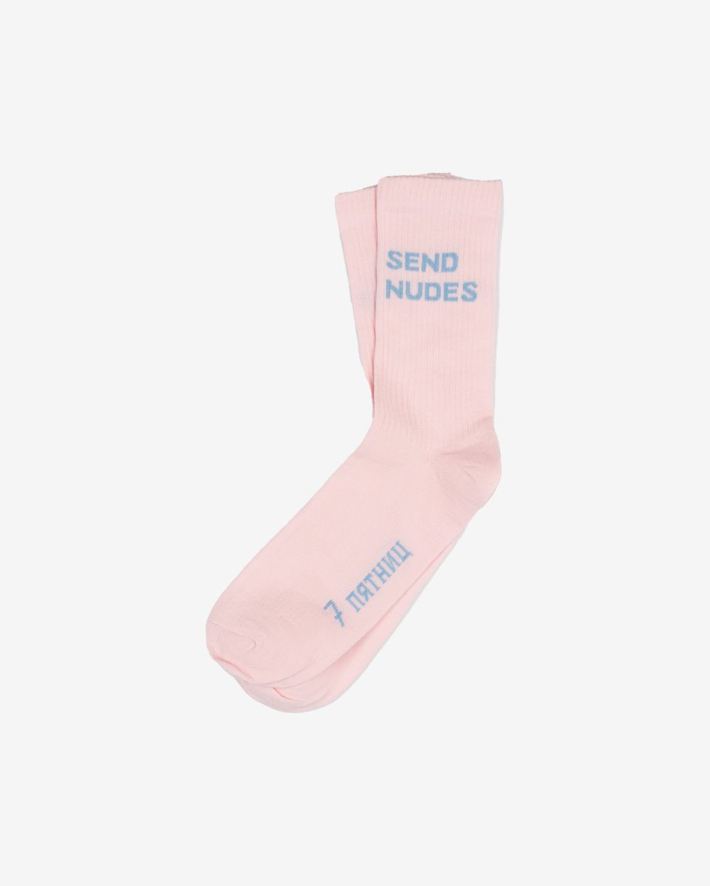 Носки 7 пятниц SEND NUDES  Розовые
