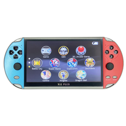 Консоль игровая X12 Plus, 7 дюймов, 16/48 ГБ, 2000 игр, 8/16/32/128 бит, портативная приставка