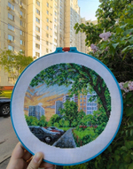 Набор для вышивания крестом Искусница "Начало дня"