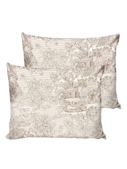 Наволочка комплект 2шт перкаль Сказка "Пастораль" 40x60 см на молнии