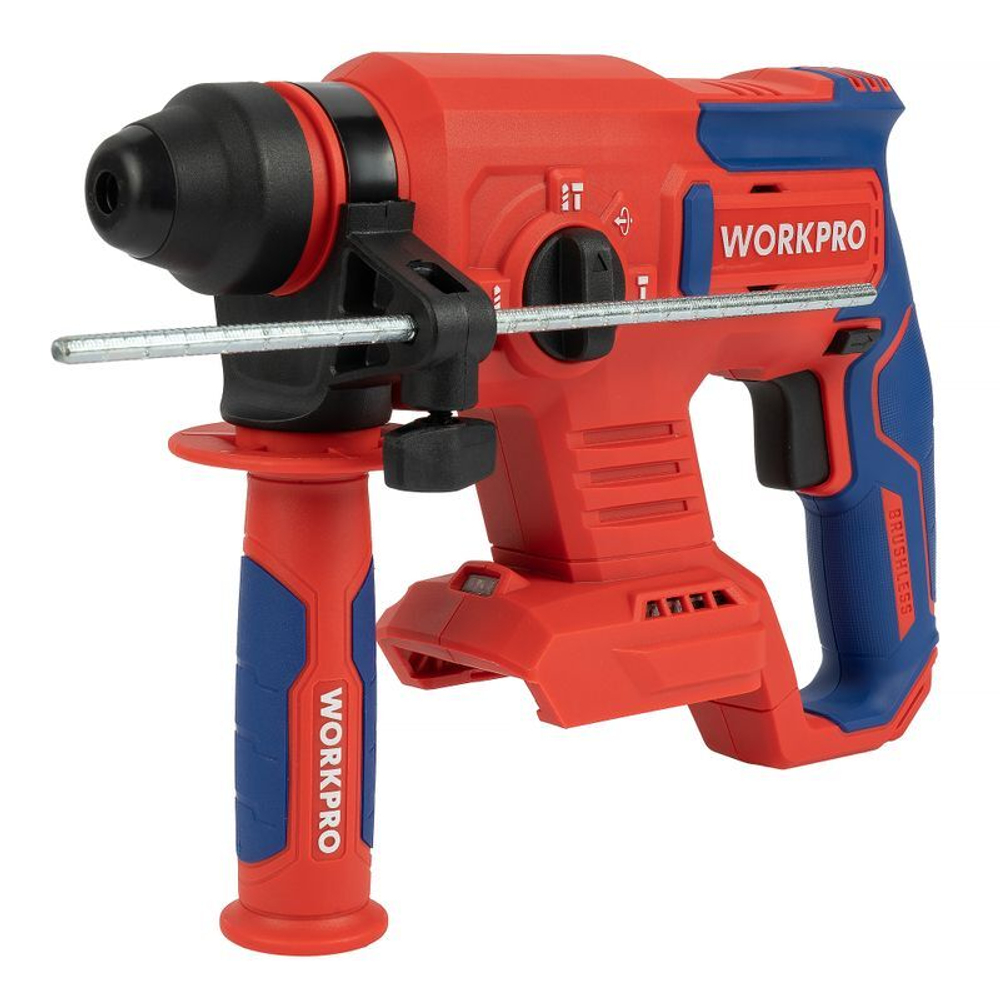 Перфоратор аккумуляторный бесщеточный Workpro 20 В без акб